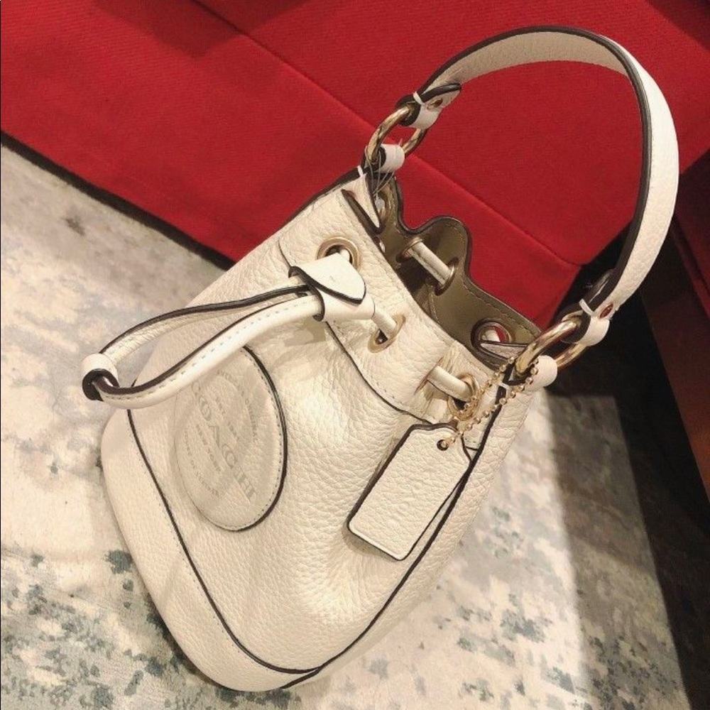 Coach drawstring bag